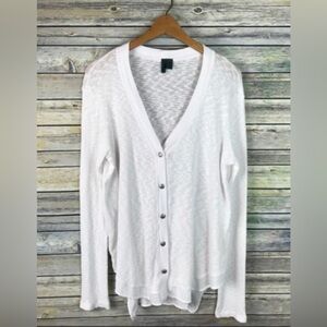 🔥Anthropologie - Left of Center Thermal Buttondown/Cardigan - M